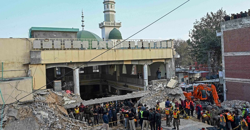 पाकिस्तानको मस्जिदमा विस्फोटः २८ जनाको मृत्यु, १५० घाइते
